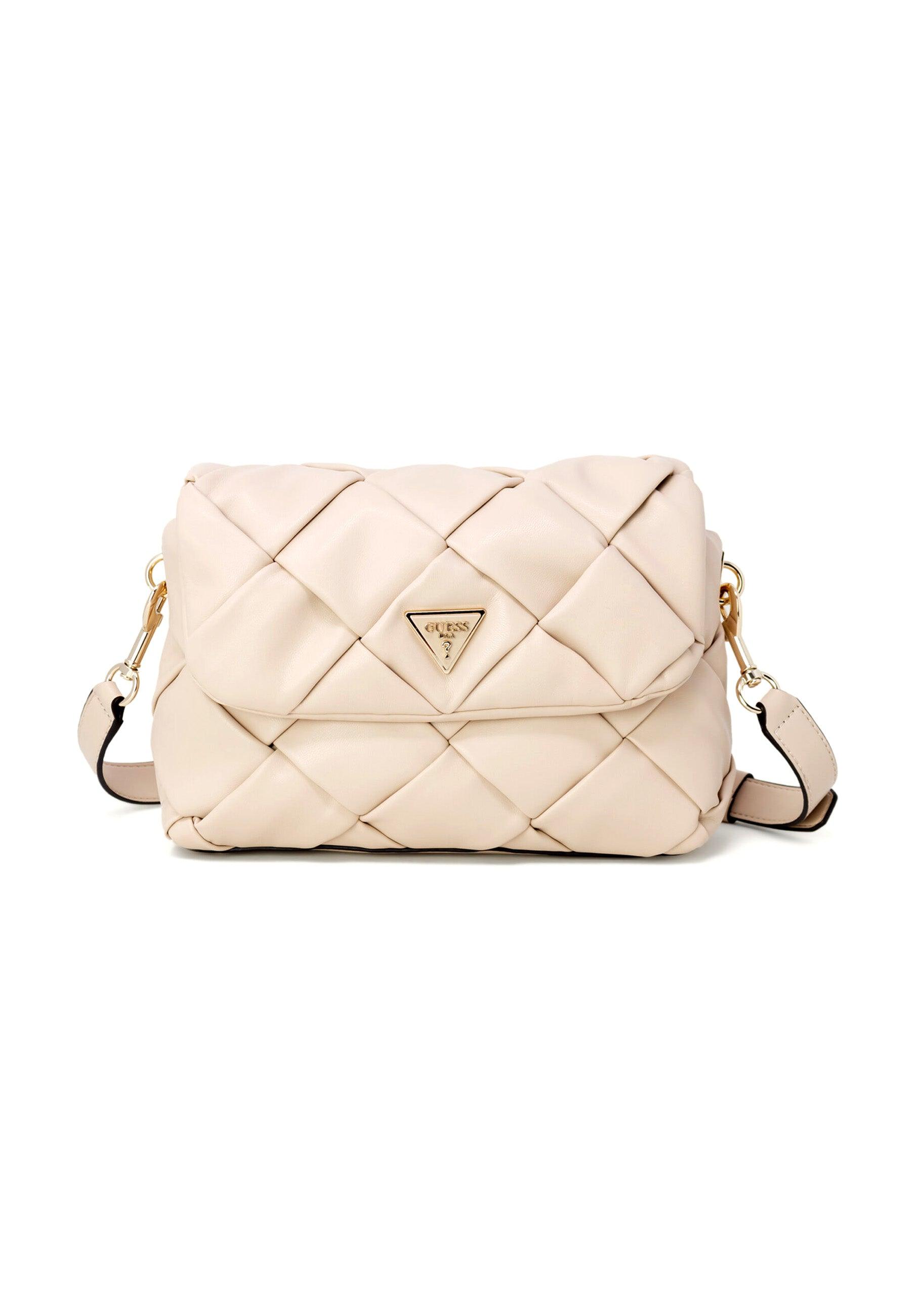 GUESS Zaina Tracolla Shoulder Stone Beige WG898619 - Sandrini Calzature e Abbigliamento