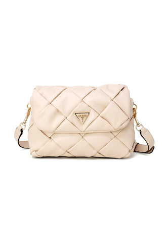 GUESS Zaina Tracolla Shoulder Stone Beige WG898619 - Sandrini Calzature e Abbigliamento