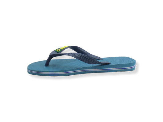 HAVAIANAS H Brasil Logo Infradito Donna Azzurro Nautical Blue 4110850 - Sandrini Calzature e Abbigliamento