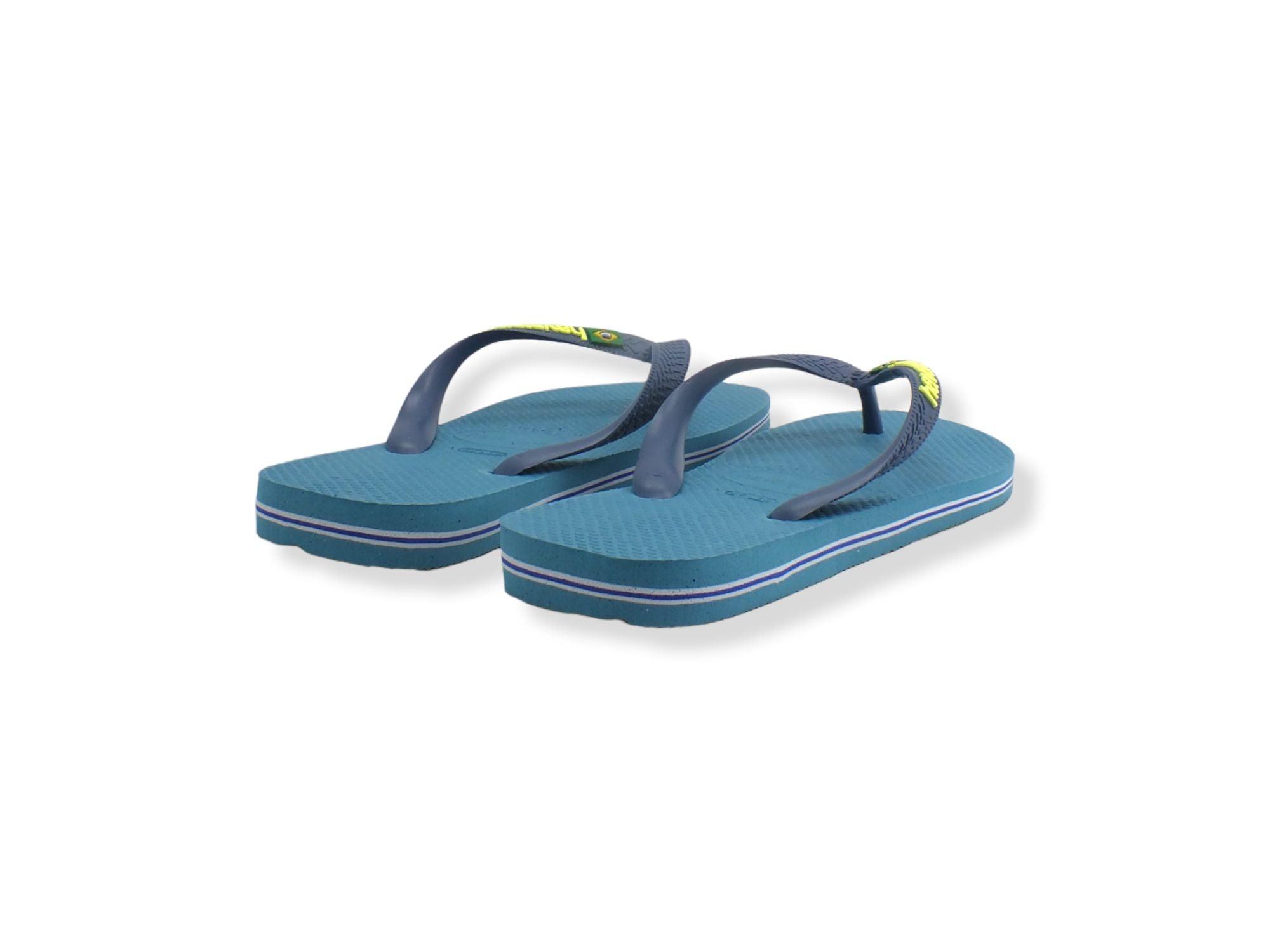 HAVAIANAS H Brasil Logo Infradito Donna Azzurro Nautical Blue 4110850 - Sandrini Calzature e Abbigliamento