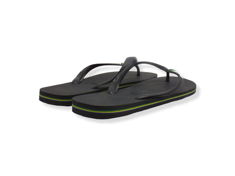 HAVAIANAS H Brasil Logo Infradito Donna Black 4110850 - Sandrini Calzature e Abbigliamento