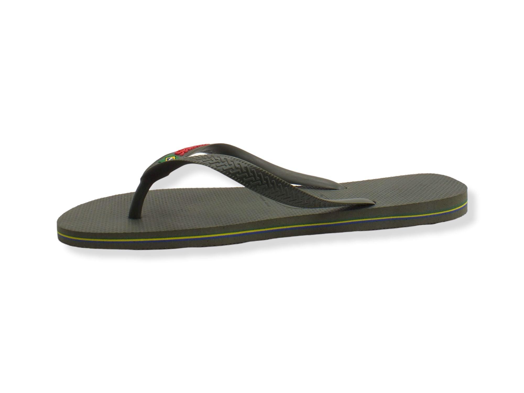 HAVAIANAS H Brasil Logo Infradito Uomo Green 4110850 - Sandrini Calzature e Abbigliamento