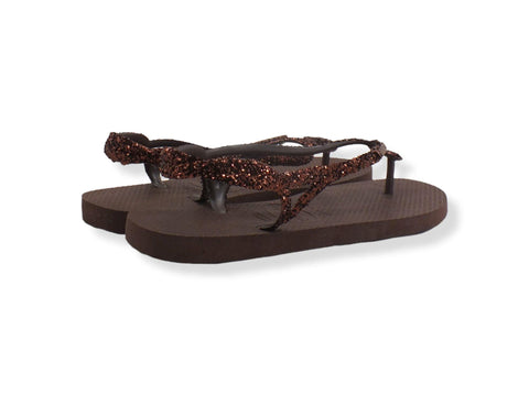HAVAIANAS H Luna Prem II Infradito Donna Dark Brown 4147009 - Sandrini Calzature e Abbigliamento
