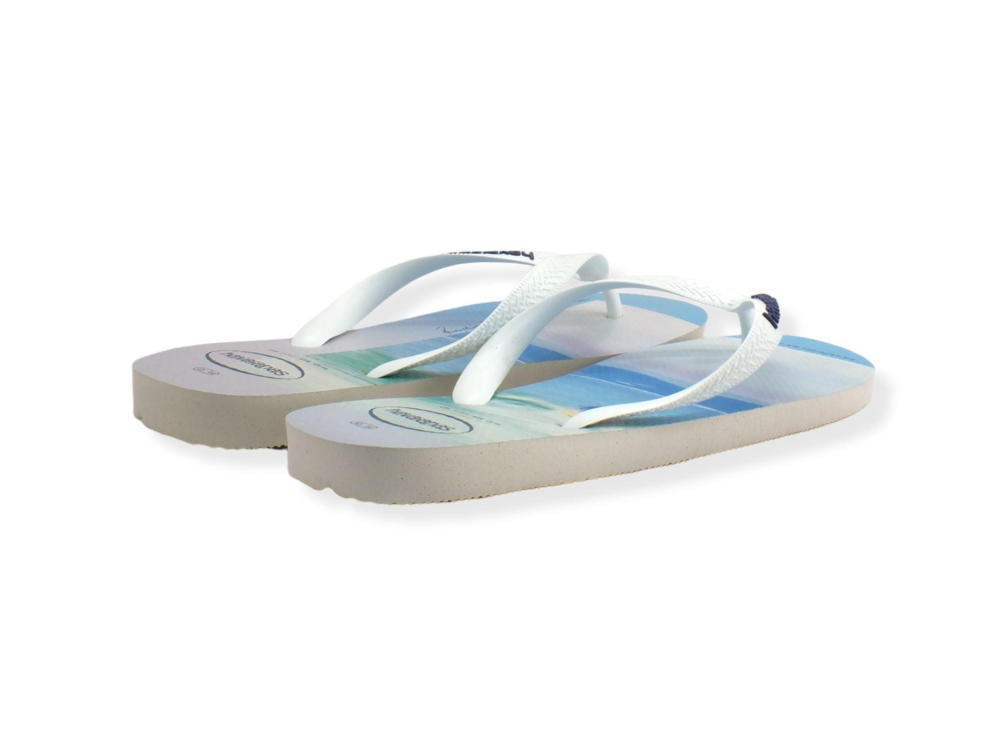 HAVAIANAS Hav Hype Infradito Uomo White Navy 4127920 - Sandrini Calzature e Abbigliamento