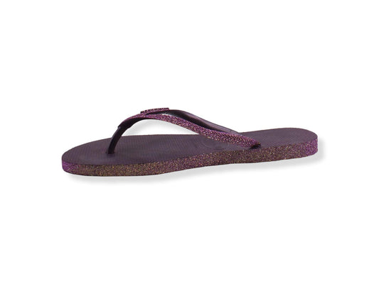HAVAIANAS Slim Sparkle II Infradito Donna Glitter Viola Aubergine 4146937 - Sandrini Calzature e Abbigliamento