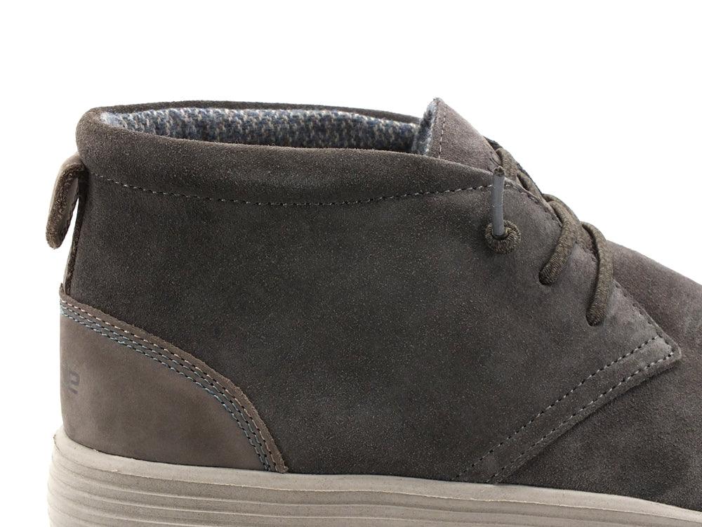 HAY DUDE Jo Suede Stringata Lacci Shadow Grey 112373245 - Sandrini Calzature e Abbigliamento