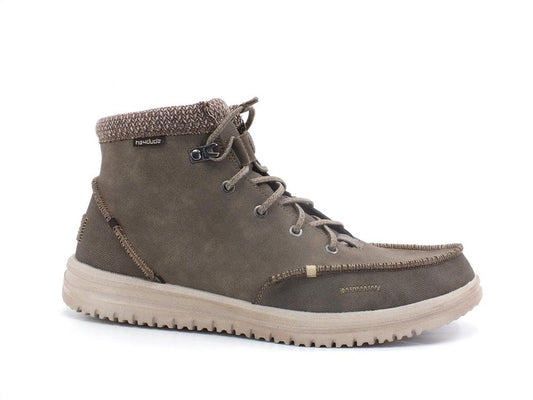 HEY DUDE Bradley Stivaletto Polacco Lacci Chocolate 113301900 - Sandrini Calzature e Abbigliamento