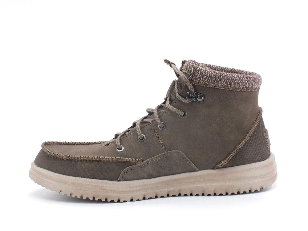 HEY DUDE Bradley Stivaletto Polacco Lacci Chocolate 113301900 - Sandrini Calzature e Abbigliamento