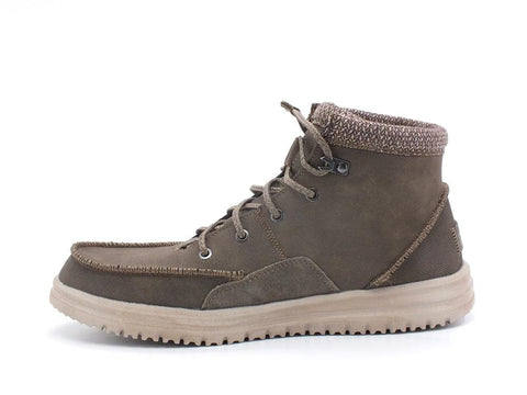 HEY DUDE Bradley Stivaletto Polacco Lacci Chocolate 113301900 - Sandrini Calzature e Abbigliamento