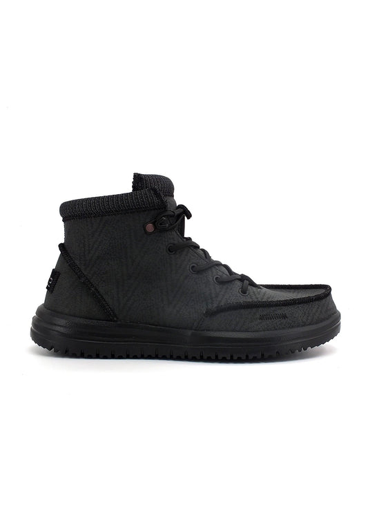 HEY DUDE Bradley Stivaletto Uomo Black Graphite 113304785 - Sandrini Calzature e Abbigliamento