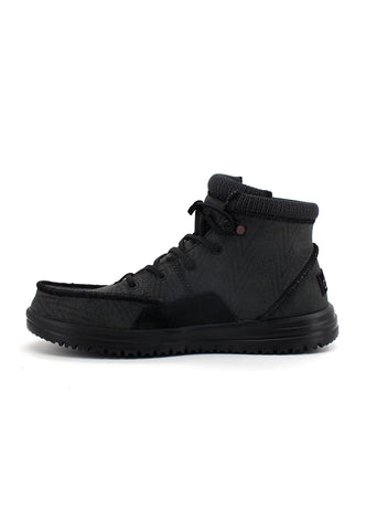 HEY DUDE Bradley Stivaletto Uomo Black Graphite 113304785 - Sandrini Calzature e Abbigliamento