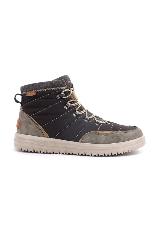 HEY DUDE Charlie Stivaletto Nero Carbon 113334301 - Sandrini Calzature e Abbigliamento