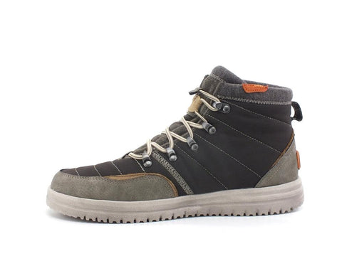 HEY DUDE Charlie Stivaletto Polacco Suede Carbon 113334301 - Sandrini Calzature e Abbigliamento