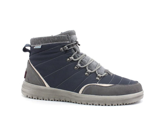 HEY DUDE Charlie Stivaletto Polacco Suede Navy 113332500 - Sandrini Calzature e Abbigliamento