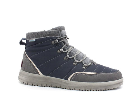 HEY DUDE Charlie Stivaletto Polacco Suede Navy 113332500 - Sandrini Calzature e Abbigliamento