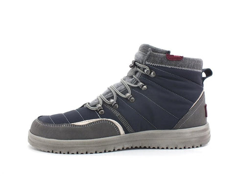 HEY DUDE Charlie Stivaletto Polacco Suede Navy 113332500 - Sandrini Calzature e Abbigliamento