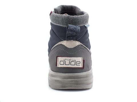 HEY DUDE Charlie Stivaletto Polacco Suede Navy 113332500 - Sandrini Calzature e Abbigliamento