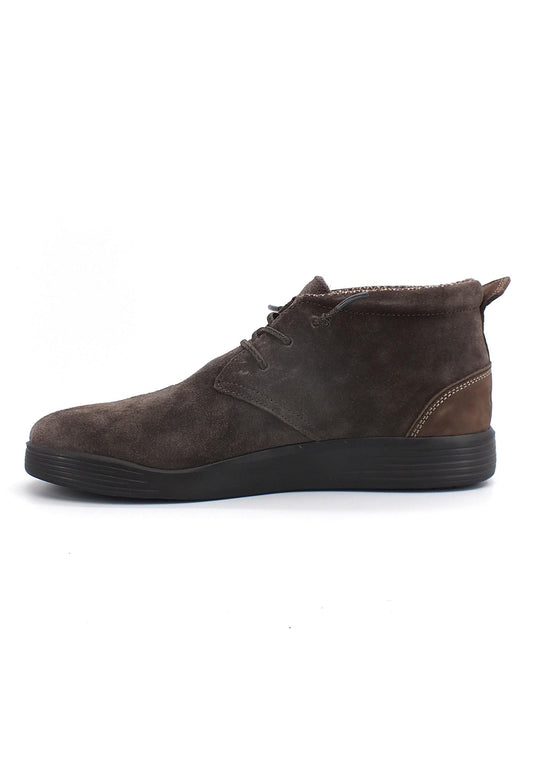 HEY DUDE Jo Suede Sneaker Clark Uomo Marrone Java 112371813 - Sandrini Calzature e Abbigliamento