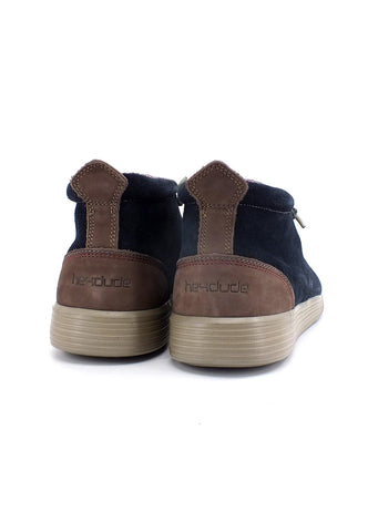 HEY DUDE Jo Suede Sneaker Clark Uomo Ocean Blue 112372680 - Sandrini Calzature e Abbigliamento