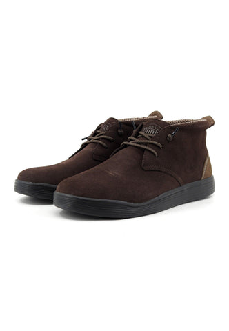 HEY DUDE Jo Suede Stivaletto Uomo Java Marrone 40605-213 - Sandrini Calzature e Abbigliamento