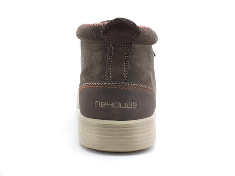 HEY DUDE Jo Suede Stringata Camoscio Fossil 112374962 - Sandrini Calzature e Abbigliamento