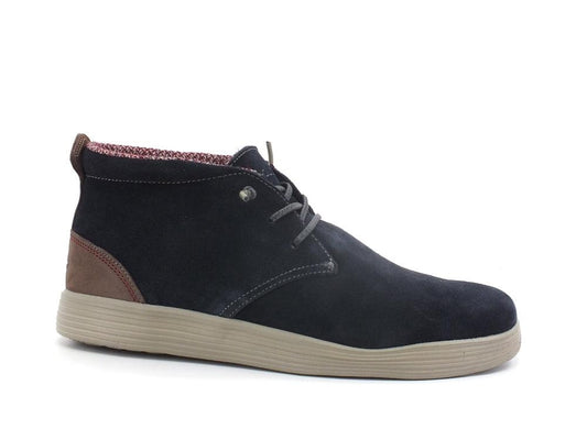 HEY DUDE Jo Suede Stringata Camoscio Ocean Blue 112372680 - Sandrini Calzature e Abbigliamento