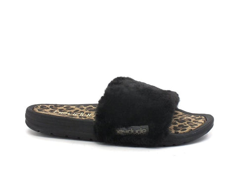 HEY DUDE Peggy Ciabatta Pelo Leopard Black Cheetah 122084895 - Sandrini Calzature e Abbigliamento