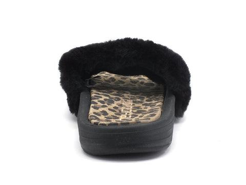 HEY DUDE Peggy Ciabatta Pelo Leopard Black Cheetah 122084895 - Sandrini Calzature e Abbigliamento