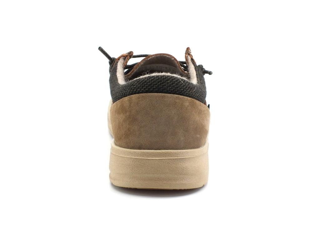 HEY DUDE Polly Scarpa Stringata Suede Animalier Leo Nut 121881619 - Sandrini Calzature e Abbigliamento