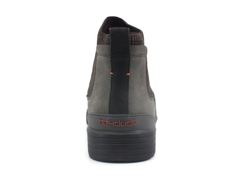 HEY DUDE Scoot Grip Stivaletto Polacco Elastici Grey Chocolate 113311900 - Sandrini Calzature e Abbigliamento
