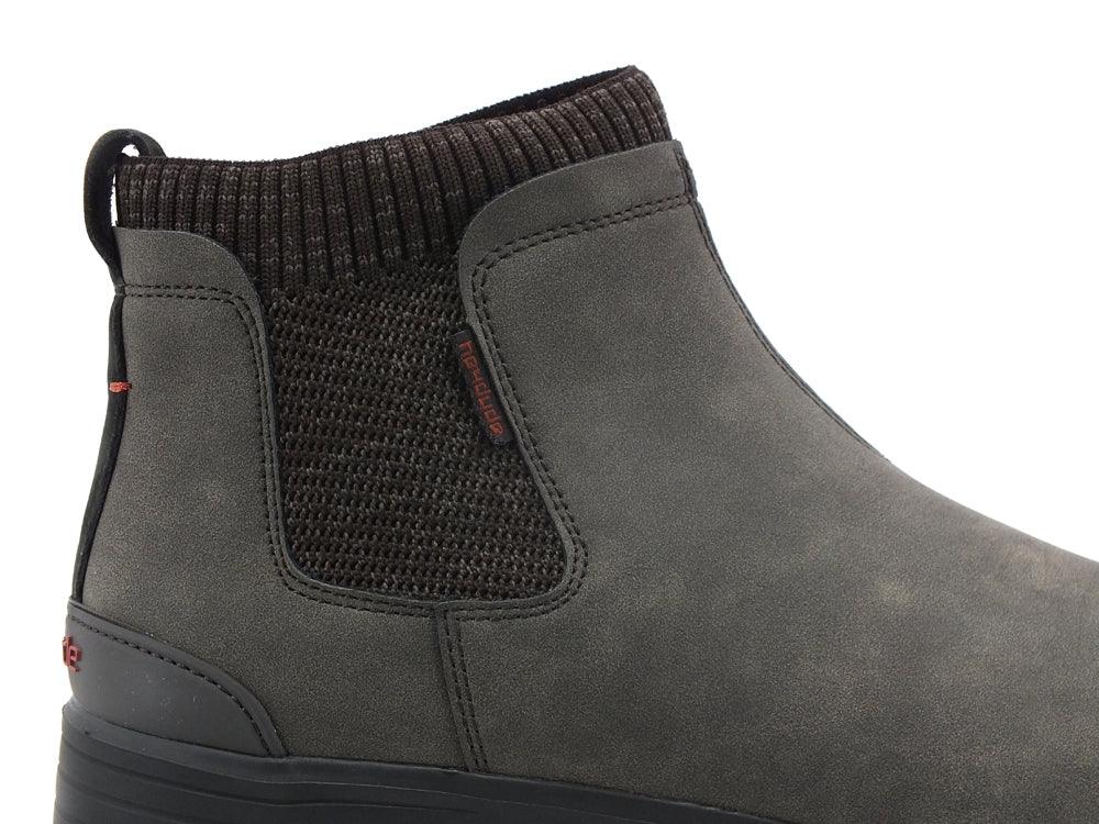 HEY DUDE Scoot Grip Stivaletto Polacco Elastici Grey Chocolate 113311900 - Sandrini Calzature e Abbigliamento