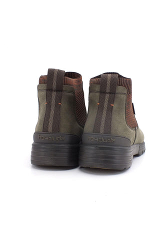 HEY DUDE Scoot Grip Stivaletto Polacco Uomo Verde Khaki 113311001 - Sandrini Calzature e Abbigliamento