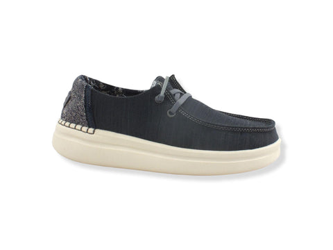 HEY DUDE Sneaker Donna Wendy Scarpa Vela Graphite Blue 121942725 - Sandrini Calzature e Abbigliamento