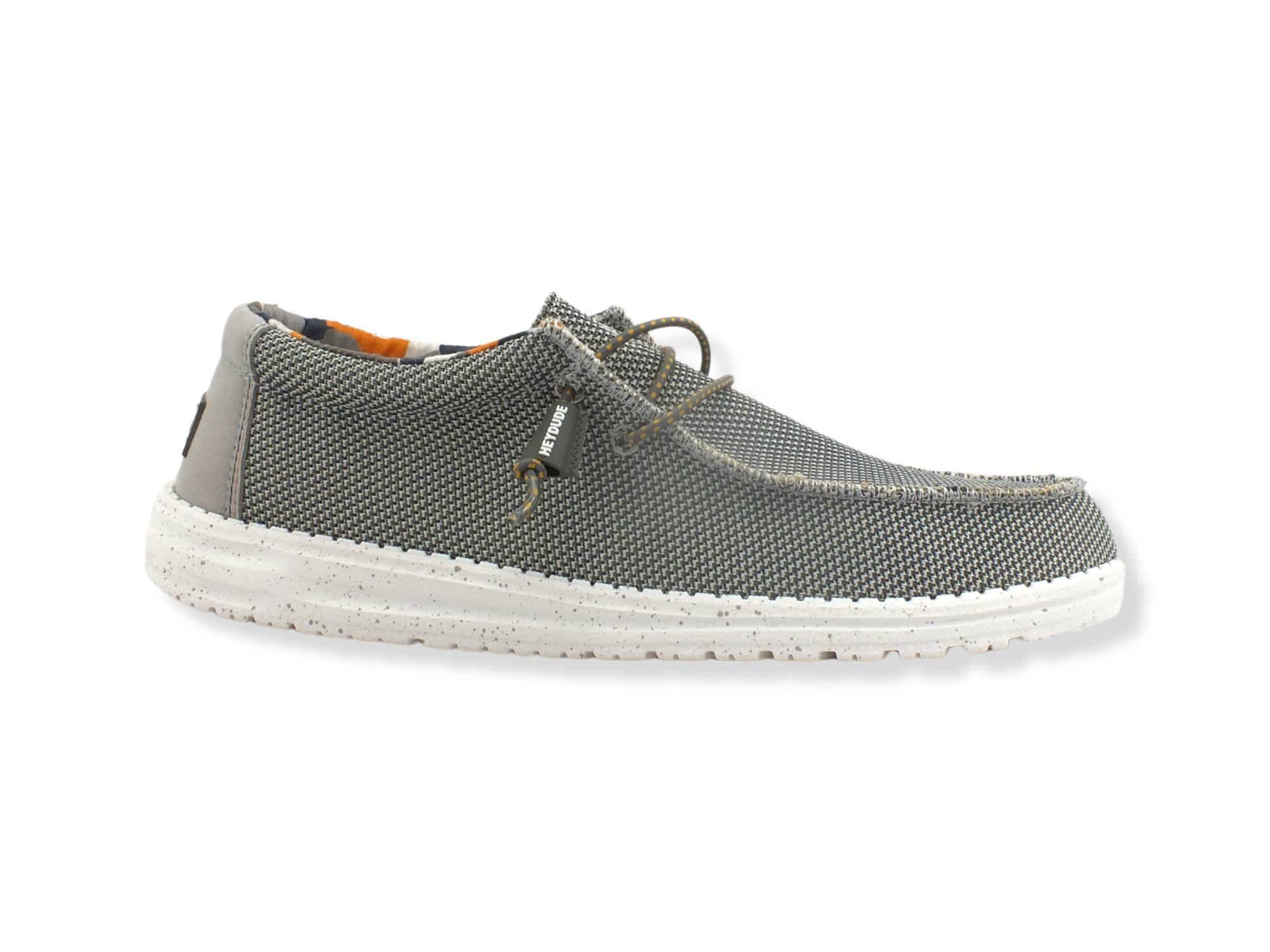 HEY DUDE Sneaker Uomo Wally Sox Scarpa Vela Asphalt 110352167 - Sandrini Calzature e Abbigliamento