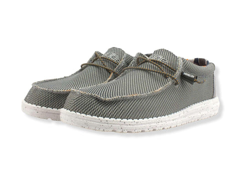 HEY DUDE Sneaker Uomo Wally Sox Scarpa Vela Asphalt 110352167 - Sandrini Calzature e Abbigliamento