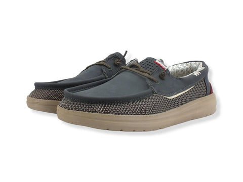 HEY DUDE Sneaker Uomo Welsh Scarpa Vela Grip Deep Blue 112222723 - Sandrini Calzature e Abbigliamento