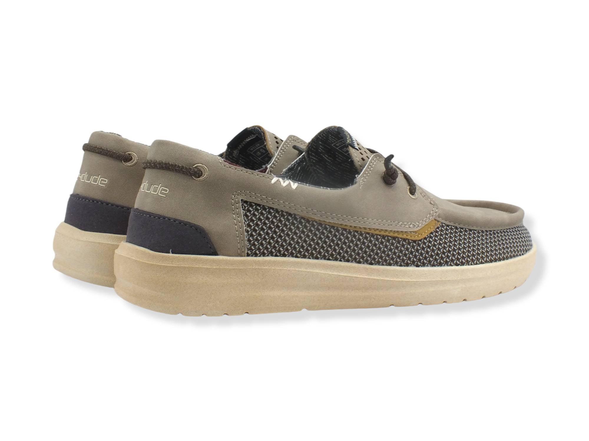 HEY DUDE Sneaker Uomo Welsh Scarpa Vela Grip Sand 112220591 - Sandrini Calzature e Abbigliamento