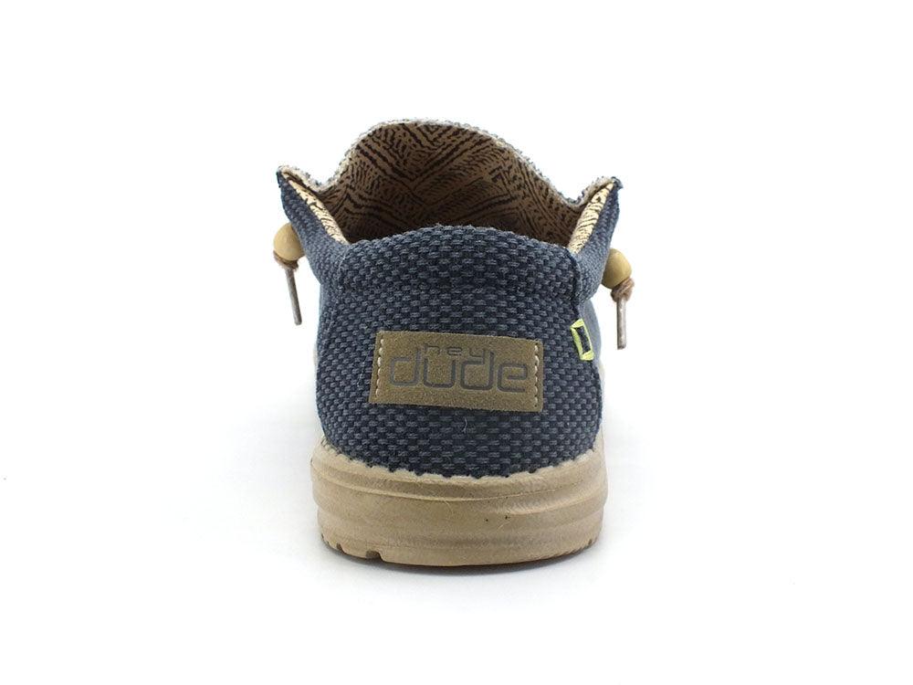HEY DUDE Wally Braided Scarpa Vela Corda Blue Night 110622673 - Sandrini Calzature e Abbigliamento