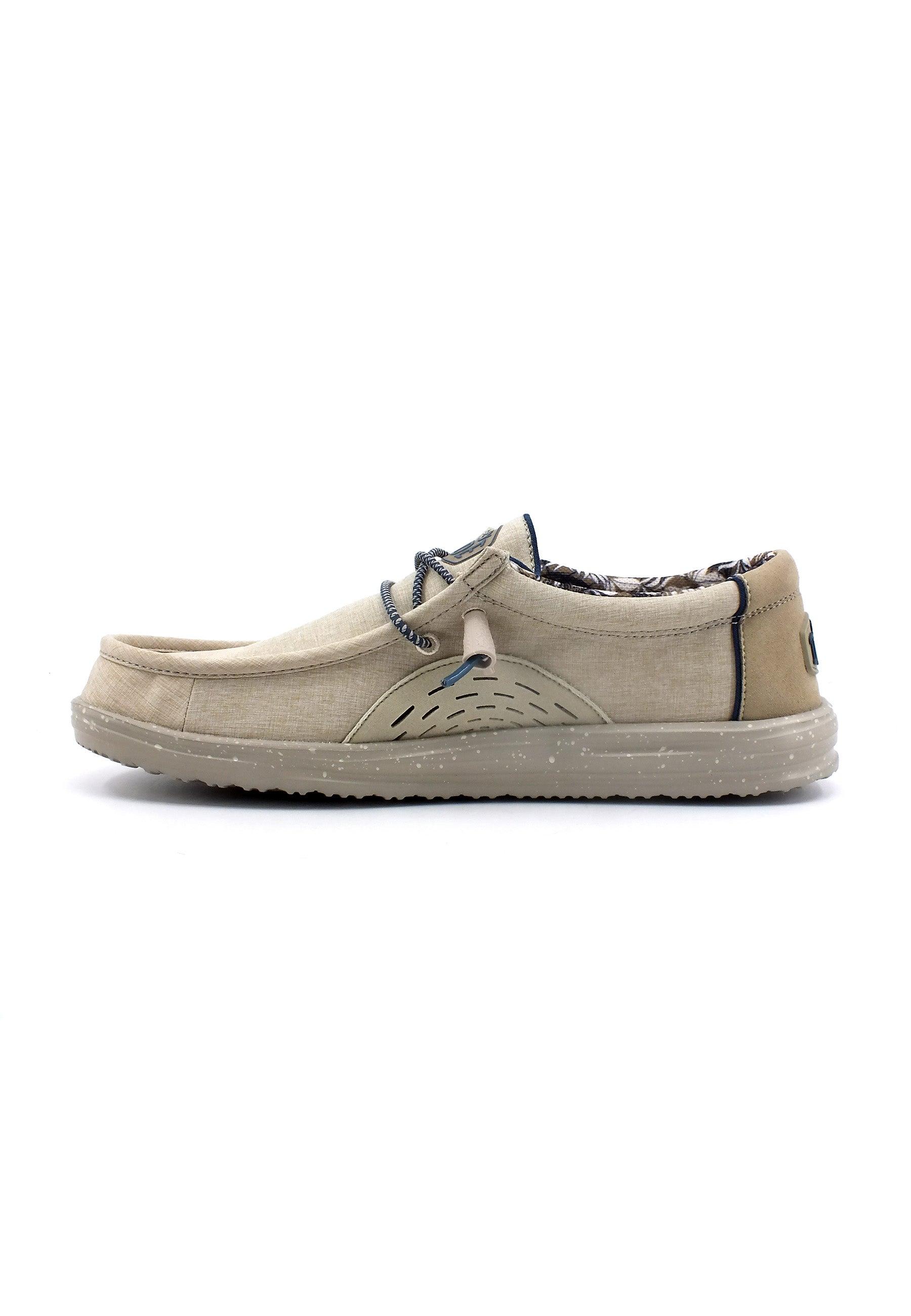 HEY DUDE Wally Sneaker Vela Uomo Sand Dollar 40013-2AT - Sandrini Calzature e Abbigliamento