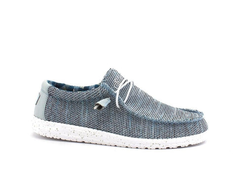 HEY DUDE Wally Sox Scarpa Stringata Ice Grey 110350127 - Sandrini Calzature e Abbigliamento