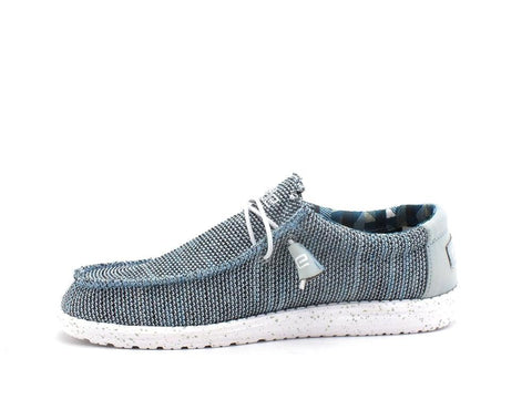 HEY DUDE Wally Sox Scarpa Stringata Ice Grey 110350127 - Sandrini Calzature e Abbigliamento