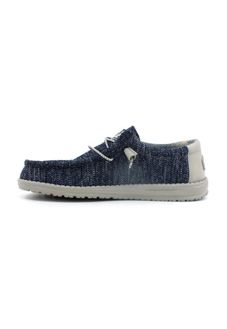 HEY DUDE Wally Sox Sneaker Vela Uomo Moonlight Ocean 40019-4ML - Sandrini Calzature e Abbigliamento