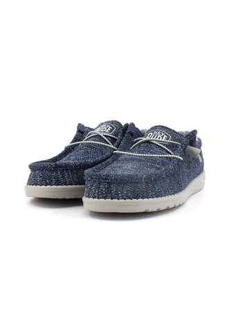 HEY DUDE Wally Sox Sneaker Vela Uomo Moonlight Ocean 40019-4ML - Sandrini Calzature e Abbigliamento