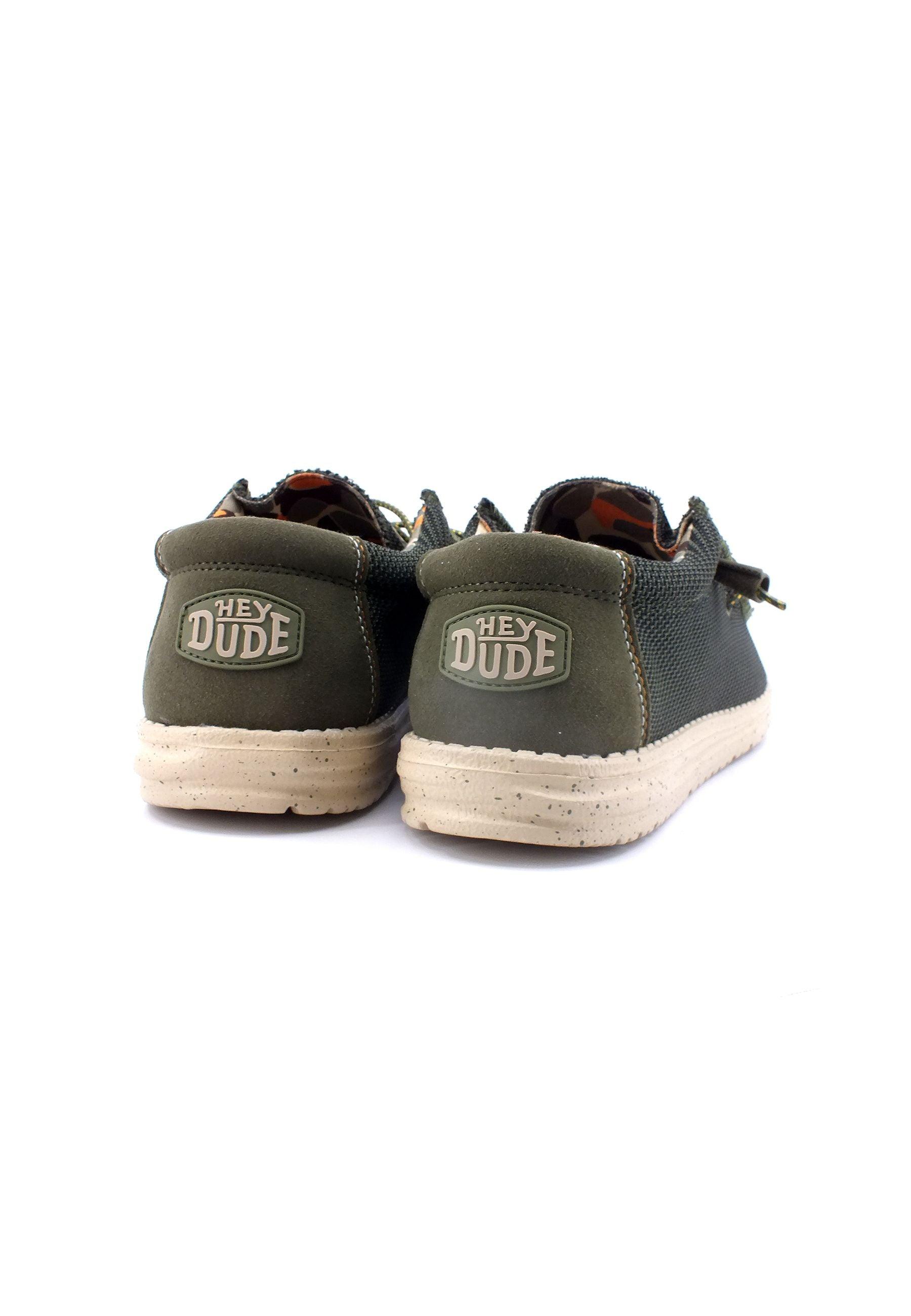 HEY DUDE Wally Sox Stitch Sneaker Vela Uomo Pine 40161-3VK - Sandrini Calzature e Abbigliamento