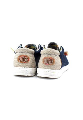 HEY DUDE Wally Stretch Sneaker Vela Orion Blue 40008-4MT - Sandrini Calzature e Abbigliamento