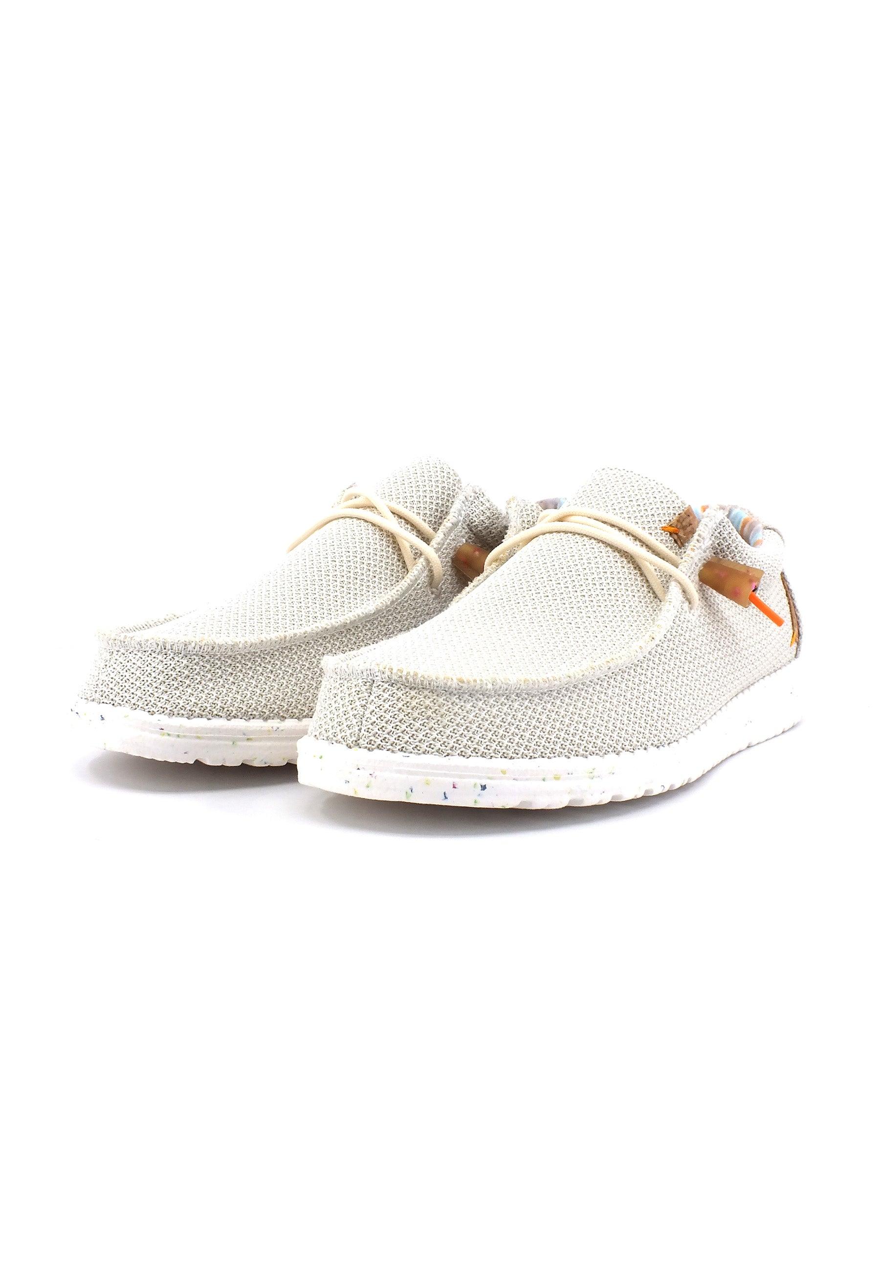 HEY DUDE Wally Stretch Sneaker Vela Uomo Tofu 40008-2BJ - Sandrini Calzature e Abbigliamento