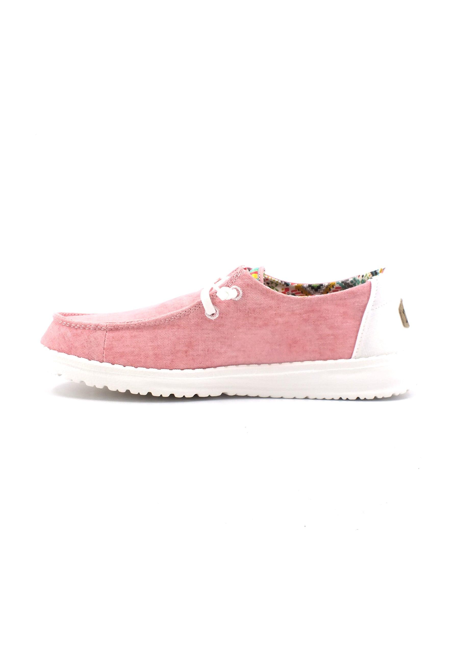 HEY DUDE Wendy Boho Sneaker Vela Donna Rose 40054-662 - Sandrini Calzature e Abbigliamento