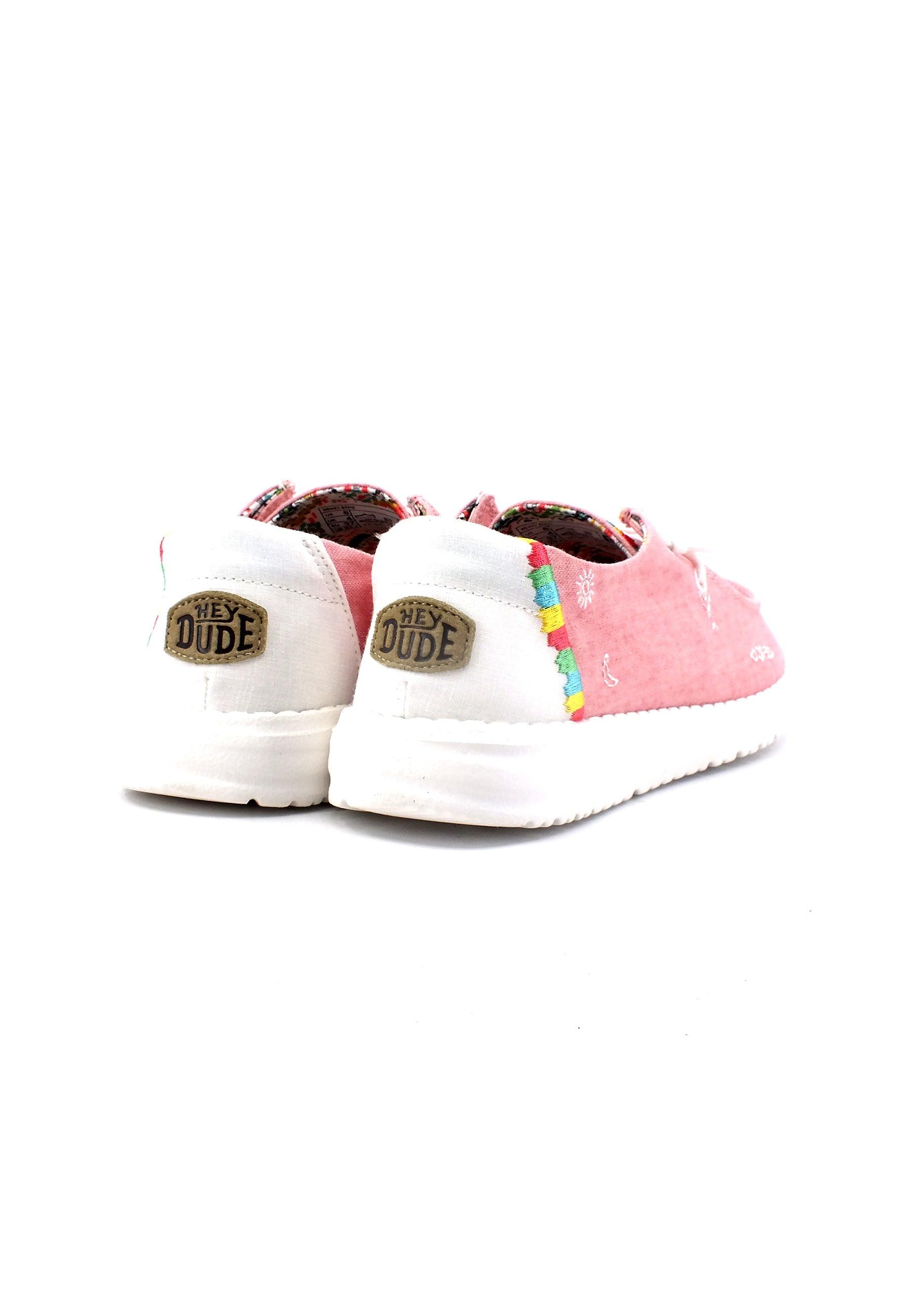 HEY DUDE Wendy Boho Sneaker Vela Donna Rose 40054-662 - Sandrini Calzature e Abbigliamento