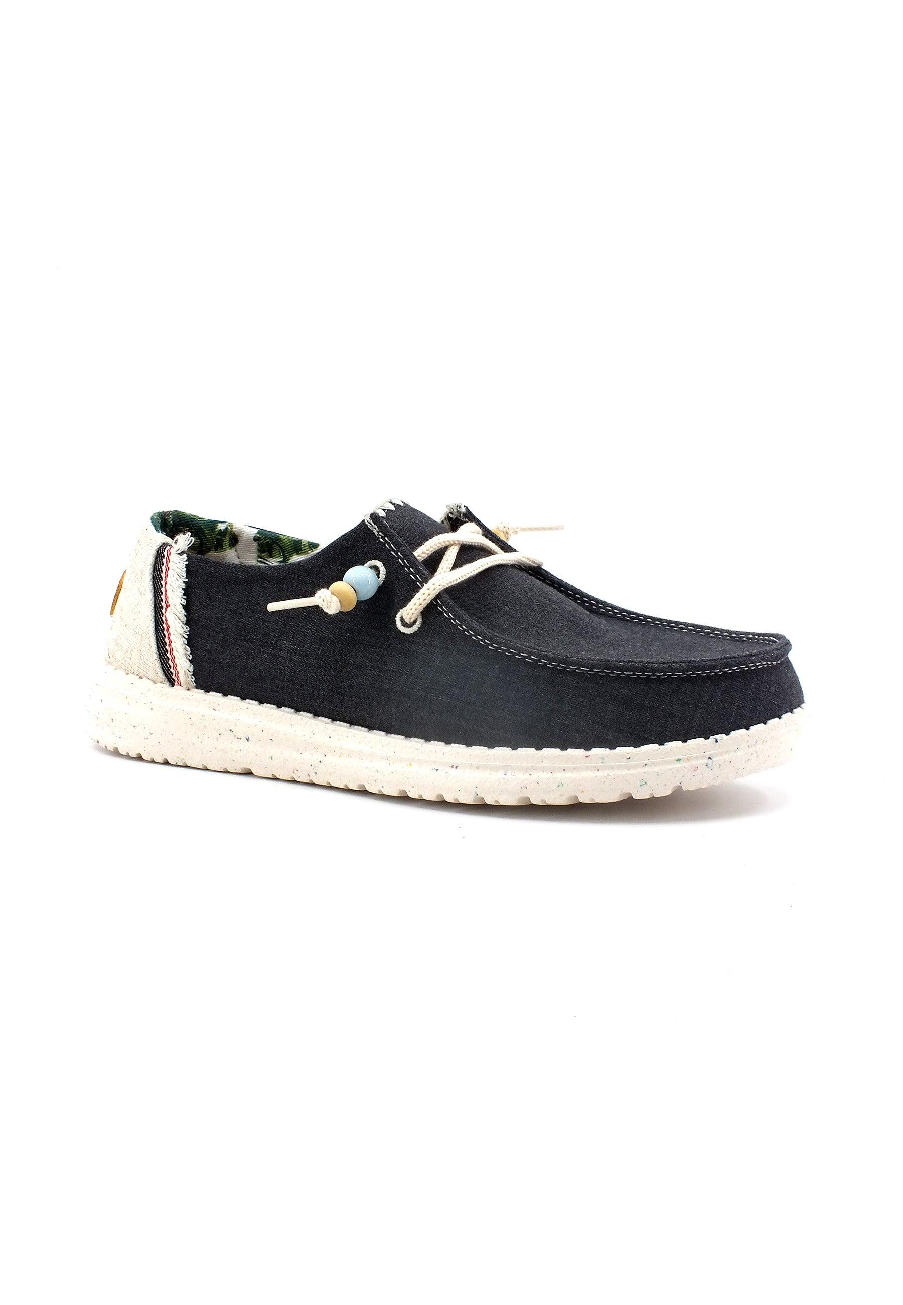 HEY DUDE Wendy Fringe Sneaker Vela Donna Carbon Grigio 40071-0YK - Sandrini Calzature e Abbigliamento