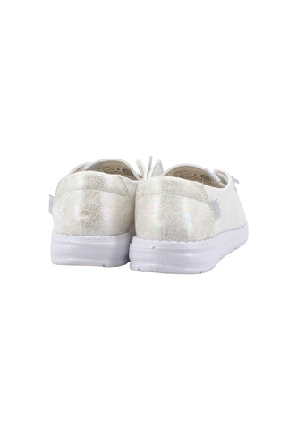 HEY DUDE Wendy Glitter Sneaker Vela Cloud Dust 40079-1JJ - Sandrini Calzature e Abbigliamento